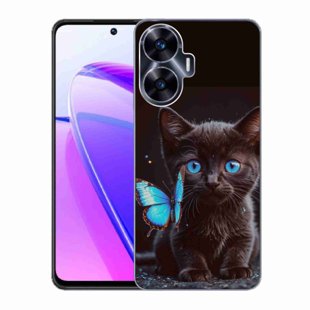 mmCase géltok a Realme C55-hez – fekete cica 3
