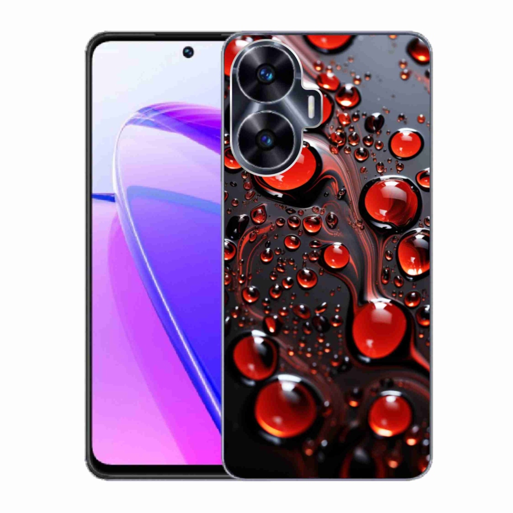 mmCase géltok a Realme C55-hez – piros cseppek 2
