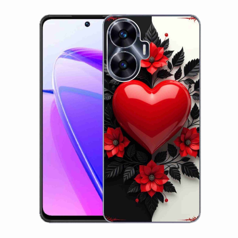 mmCase géltok a Realme C55-hez – piros szív