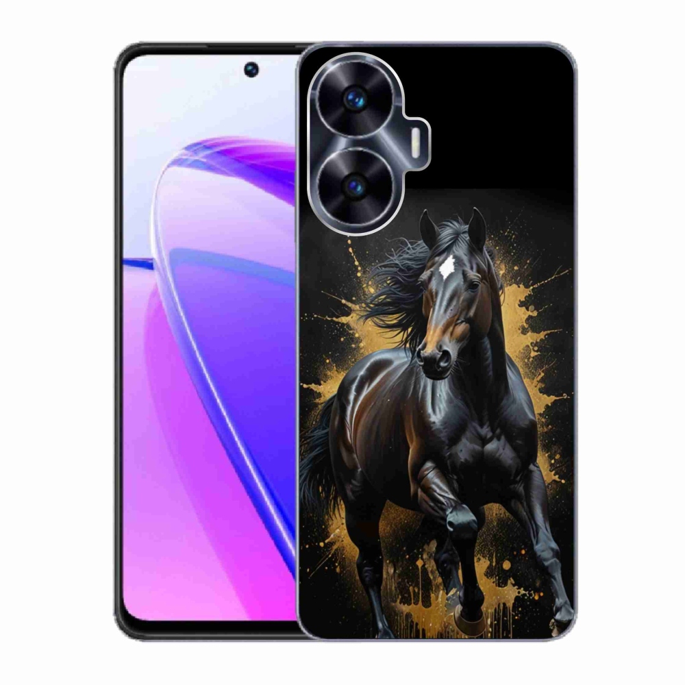 mmCase géltok a Realme C55-hez – elegáns fekete csődör