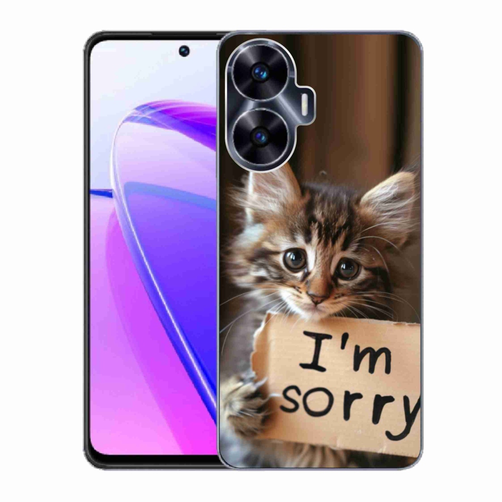 mmCase gél tok a Realme C55-hez – macskás mintás