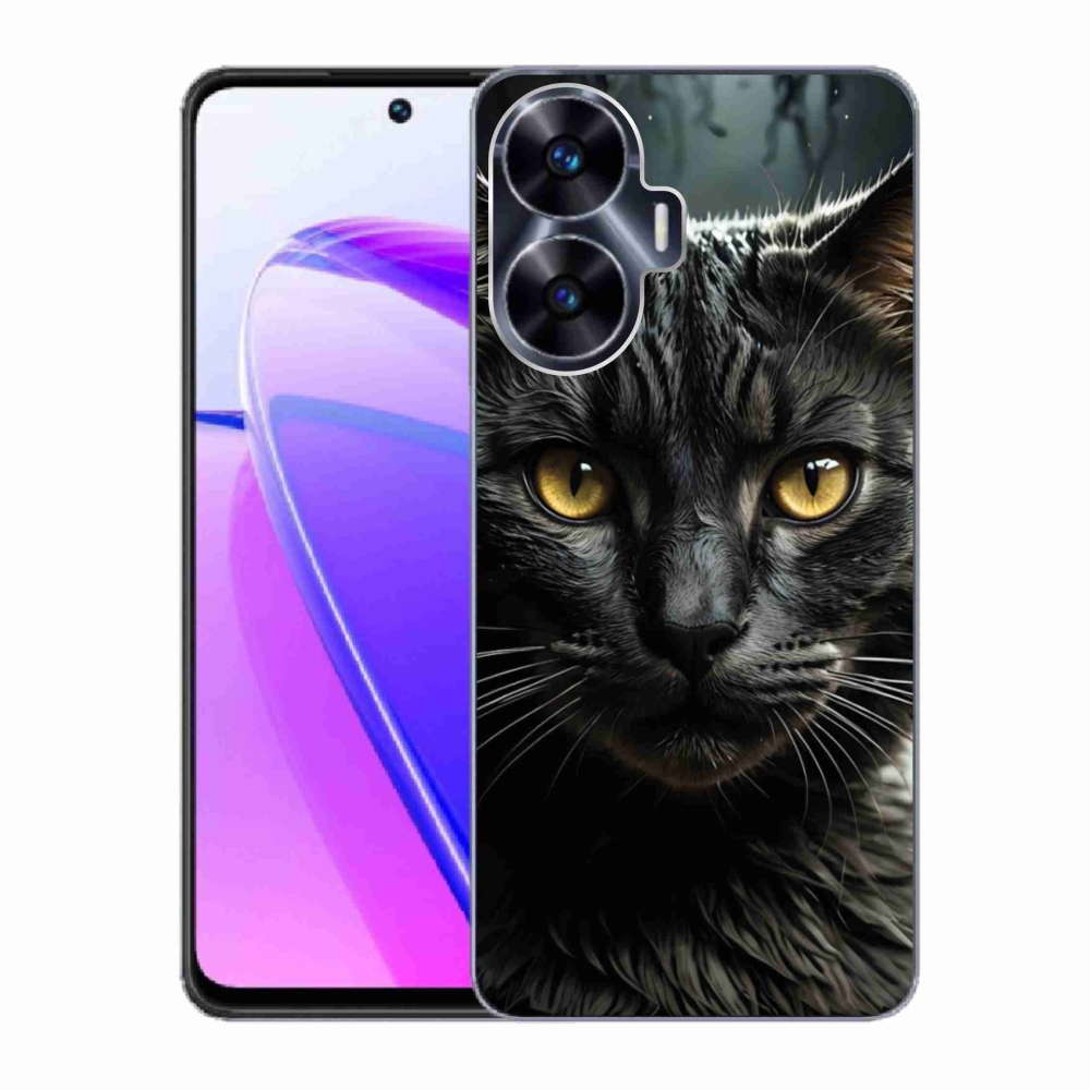mmCase géltok a Realme C55-hez – macskás mintázat 3
