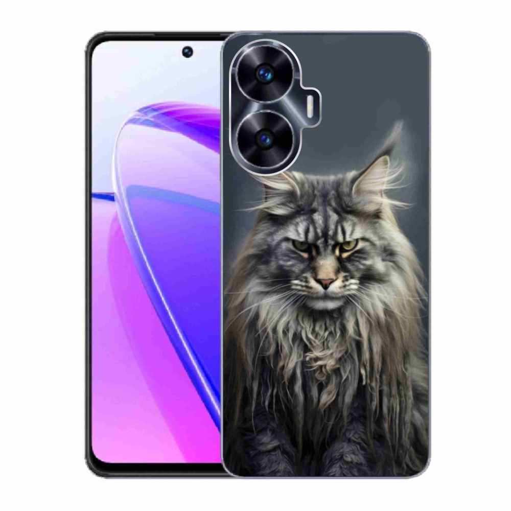 mmCase gél tok a Realme C55-hez – macskás mintás 4