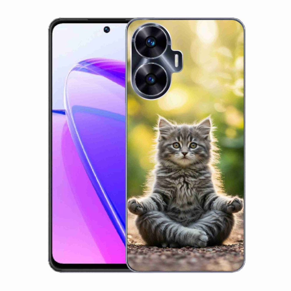 mmCase géltok a Realme C55-hez – meditáló cica