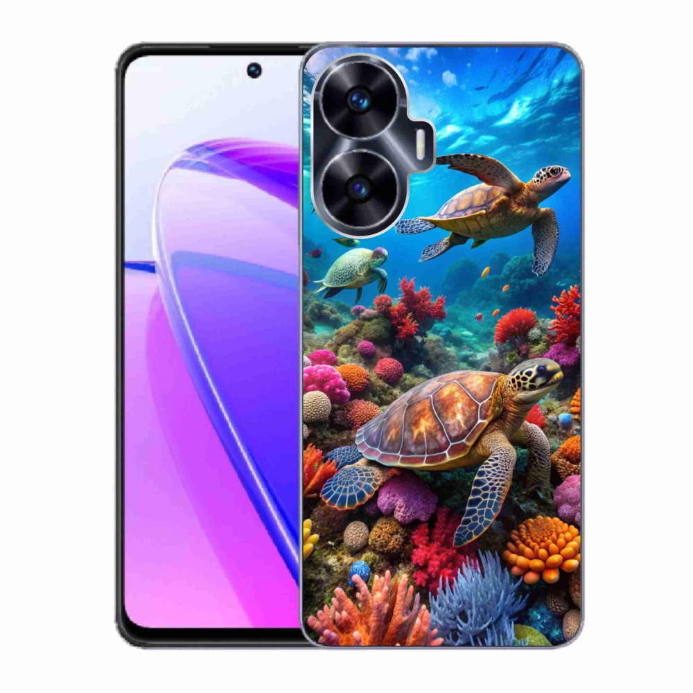 mmCase gélhuzat a Realme C55-hez – Tengeri világ 2