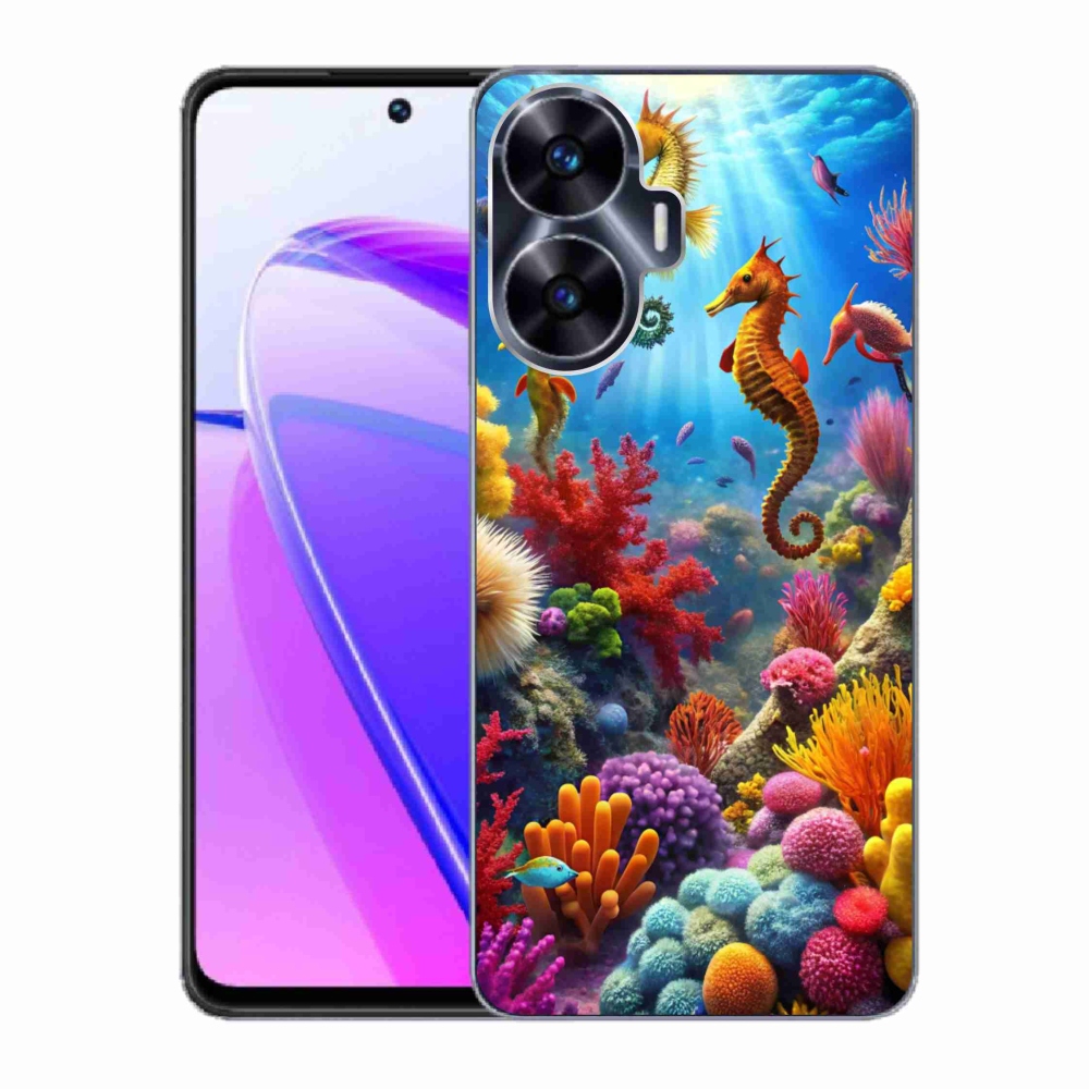 mmCase gélhuzat a Realme C55-hez – Tengeri világ 3