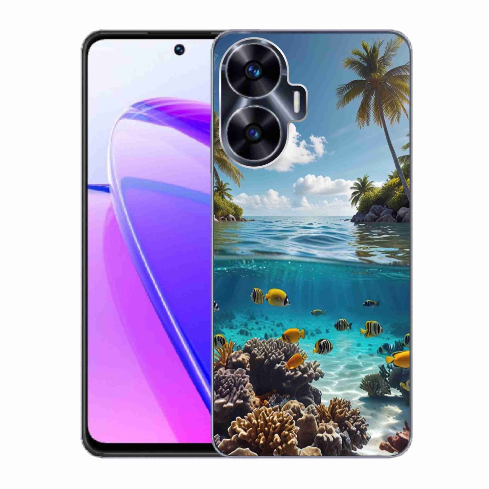 mmCase gélhuzat a Realme C55-hez – Tengeri világ 4