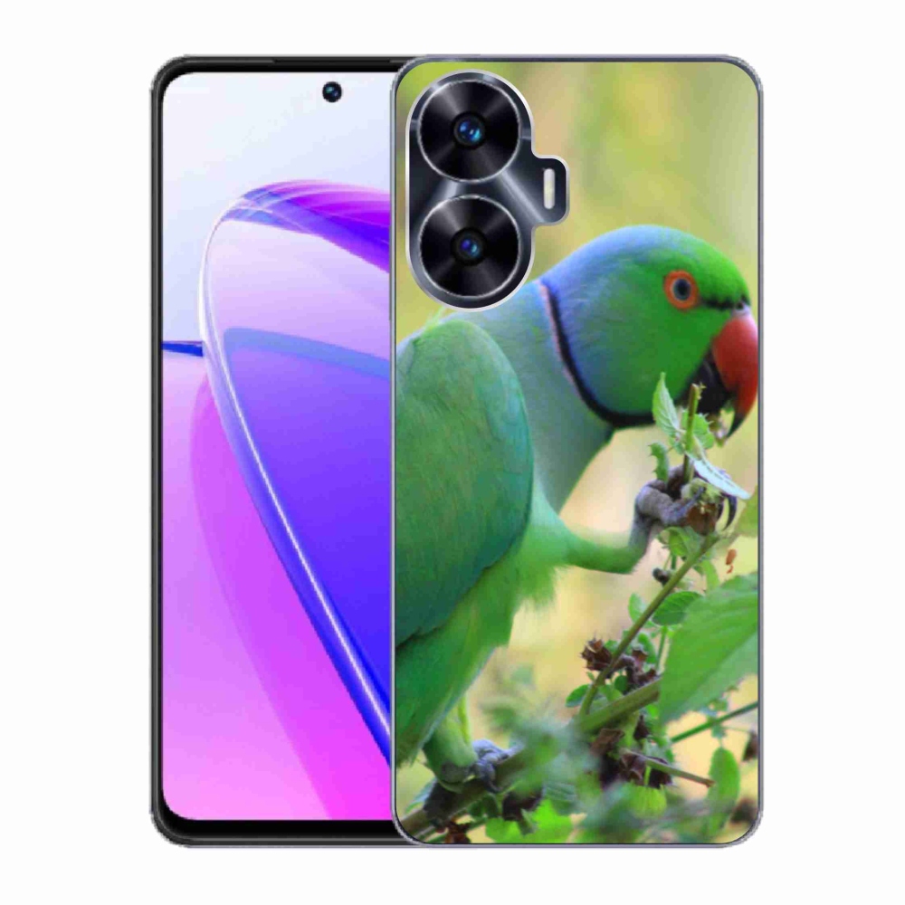 mmCase gélhuzat a Realme C55-hez – alexandri papagáj