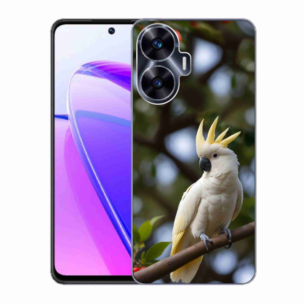 mmCase géltok a Realme C55-hez – kakadu papagáj 3