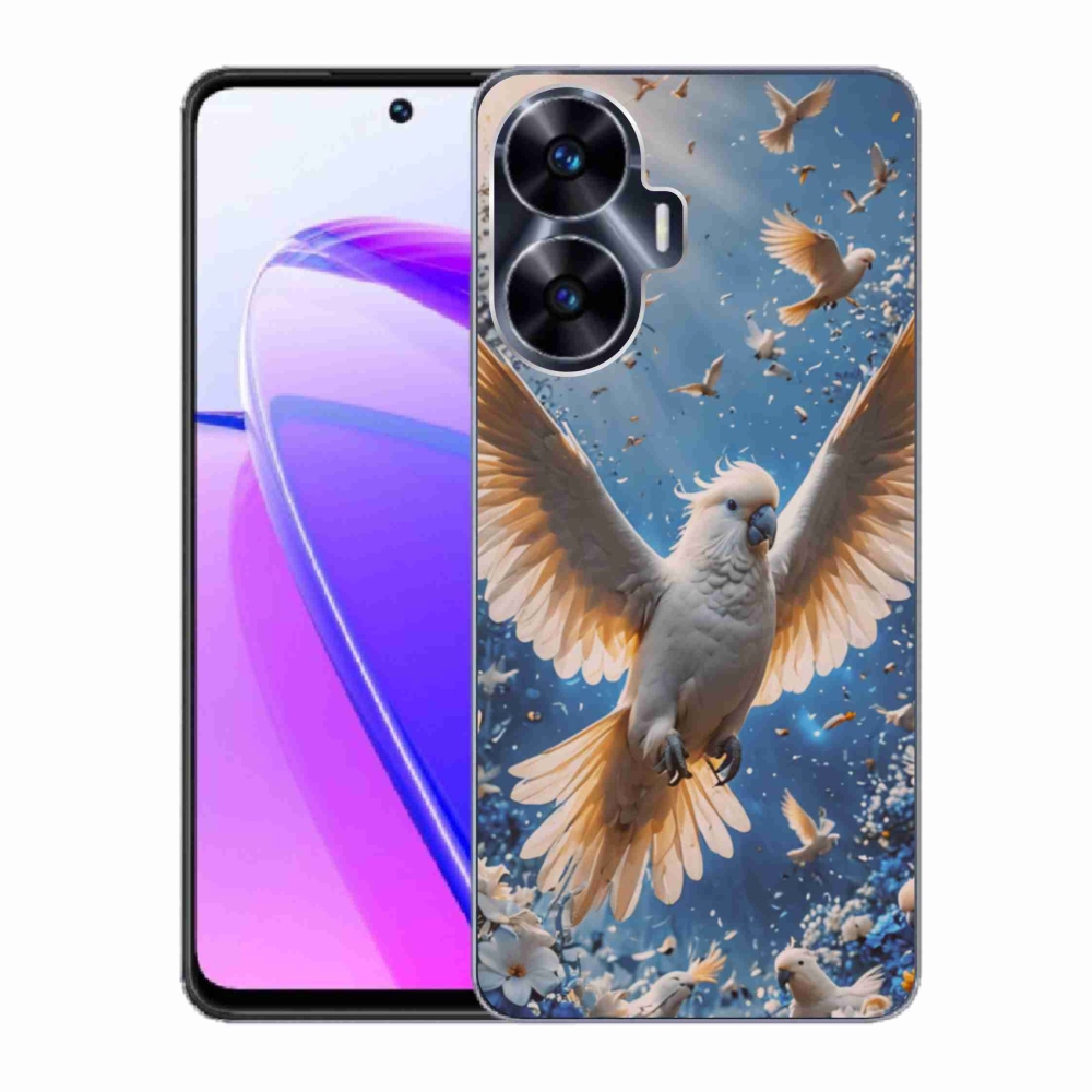 mmCase gélhuzat a Realme C55-hez – kakadu papagáj