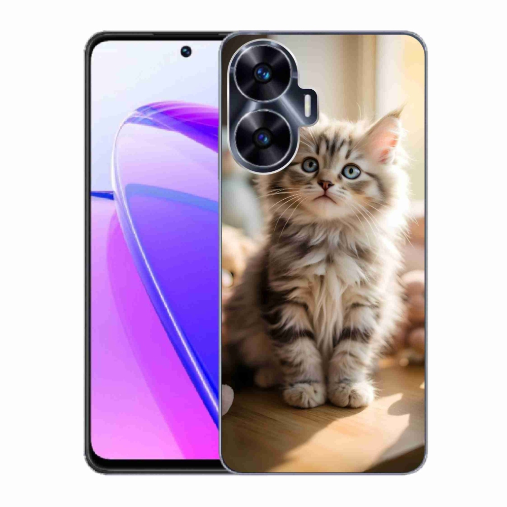 mmCase gél tok a Realme C55-hez – aranyos cica 10