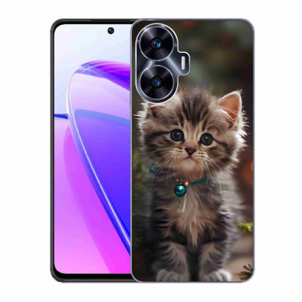 mmCase gél tok a Realme C55-hez – aranyos cica 11