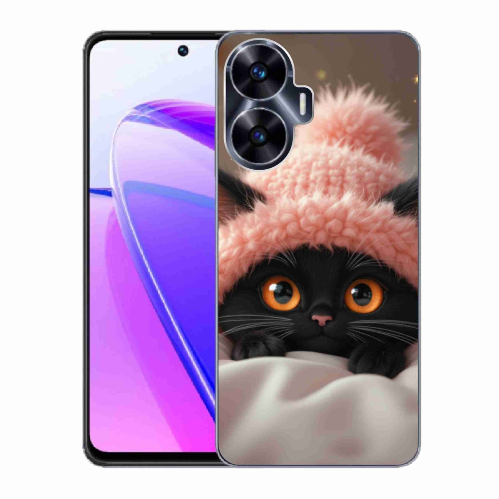 mmCase gél tok a Realme C55-hez – aranyos cica 7