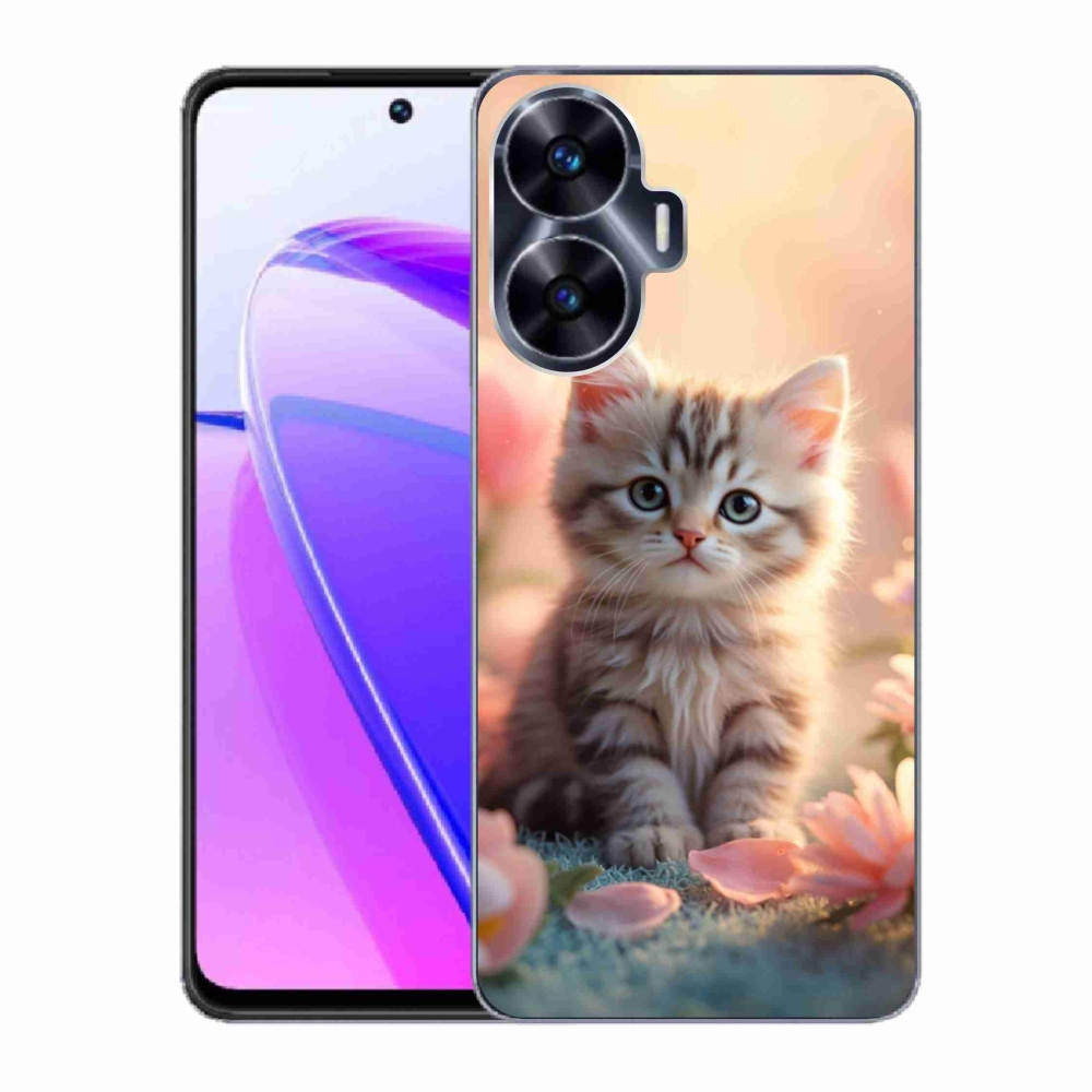 mmCase gél tok a Realme C55-hez – aranyos cica 8
