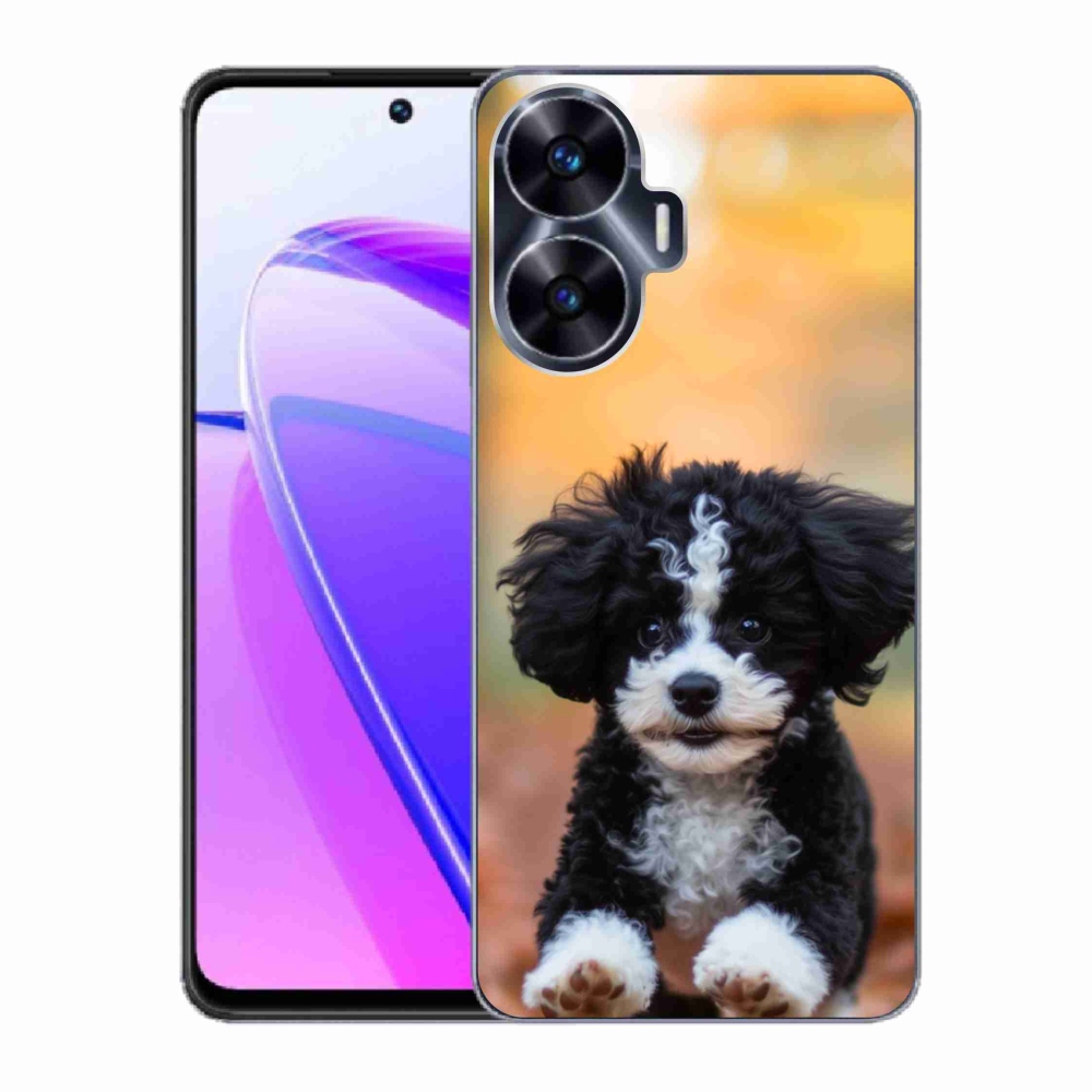 mmCase gél tok a Realme C55-hez – aranyos kiskutya 2