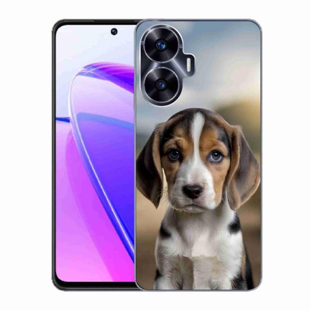 mmCase gél tok a Realme C55-hez – aranyos beagle