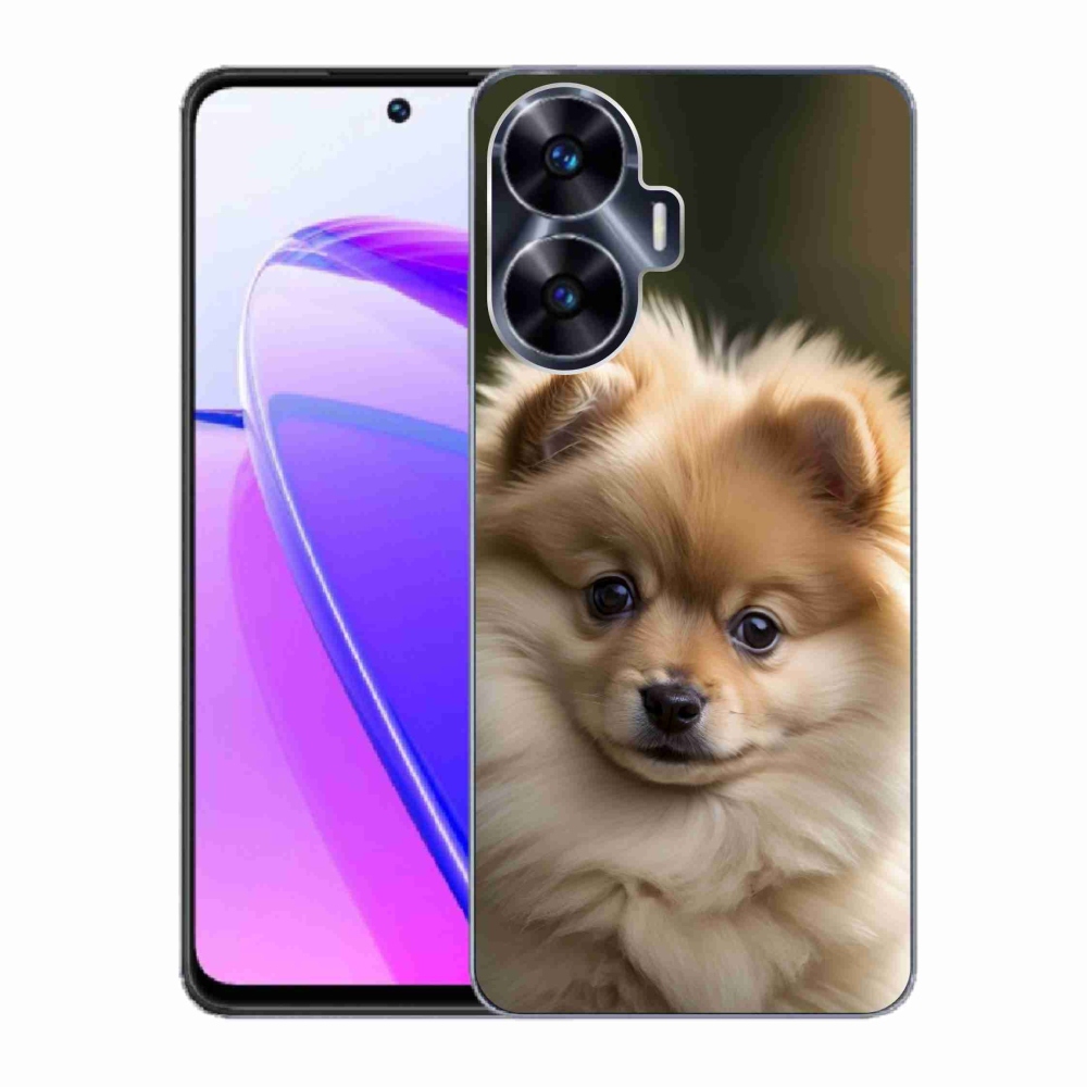 mmCase géltok a Realme C55-hez – aranyos pomerániai 2