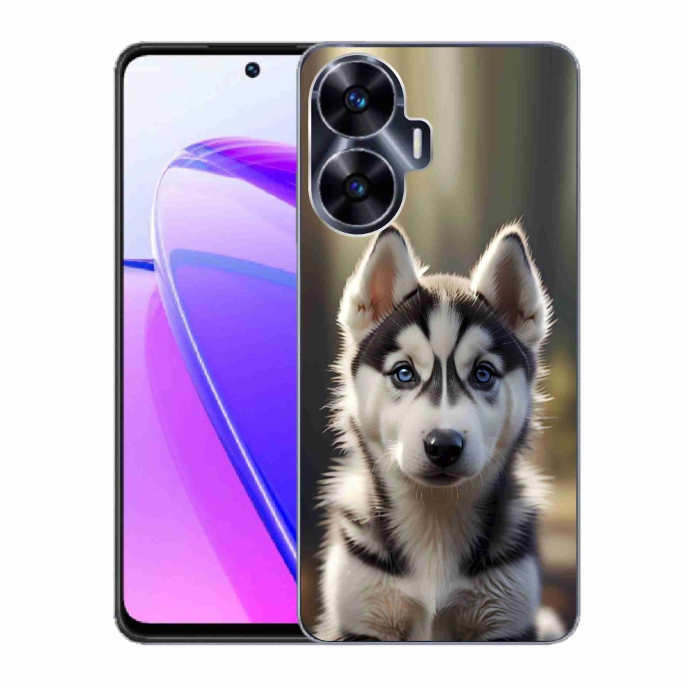 mmCase géltok a Realme C55-hez – aranyos szibériai husky