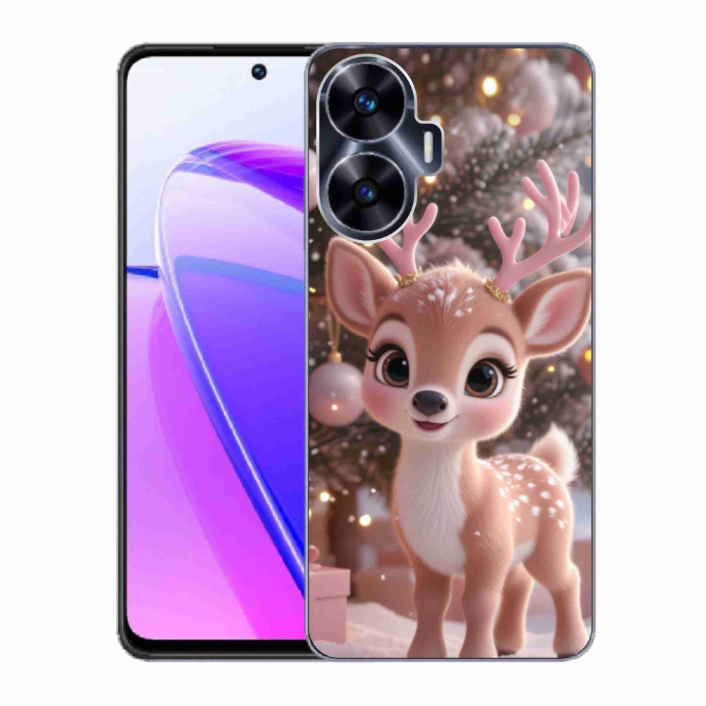 mmCase géltok a Realme C55-hez – aranyos rénszarvas
