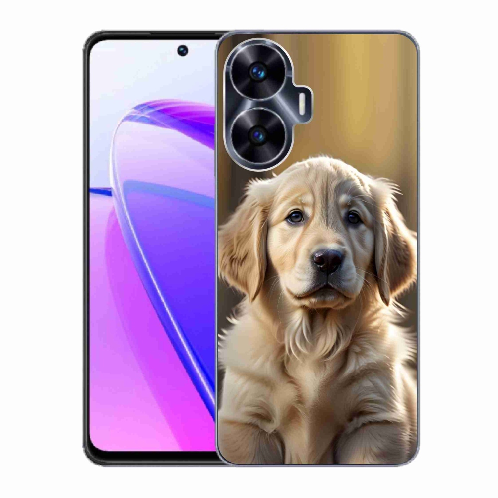 mmCase géltok a Realme C55-hez – aranyos arany retriever
