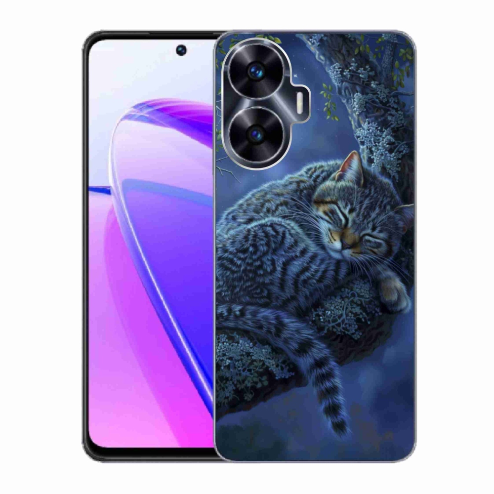 mmCase géltok a Realme C55-hez – alvó macska