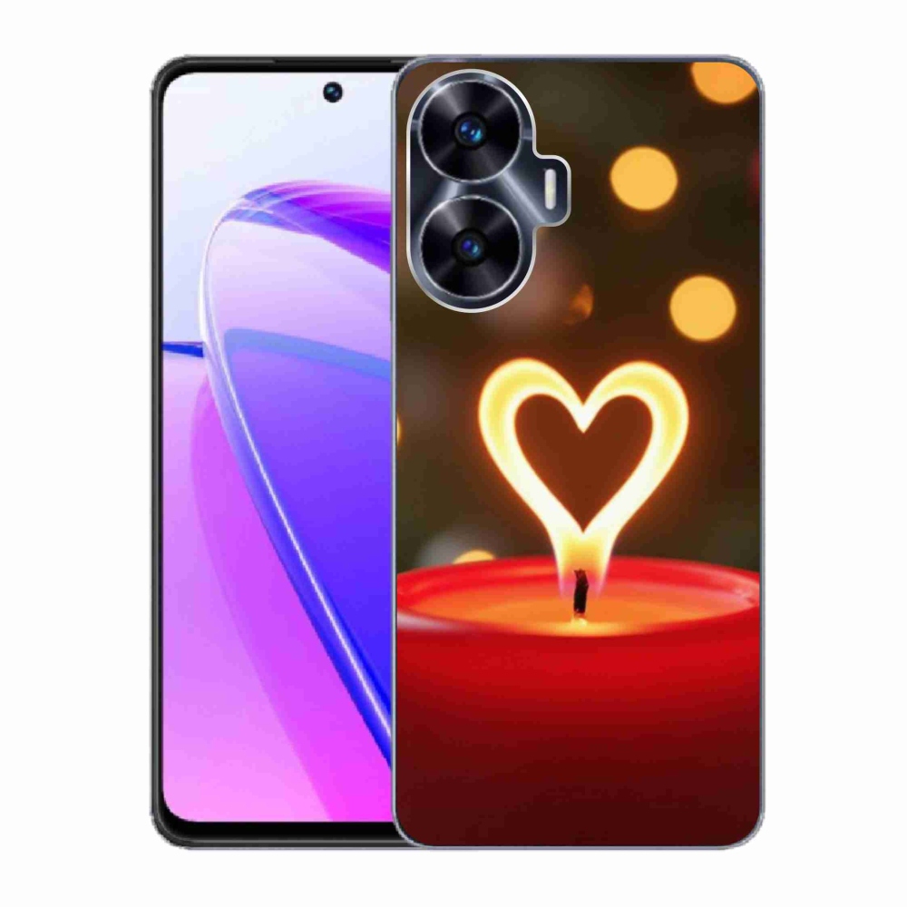 mmCase géltok a Realme C55-hez – lángoló szív