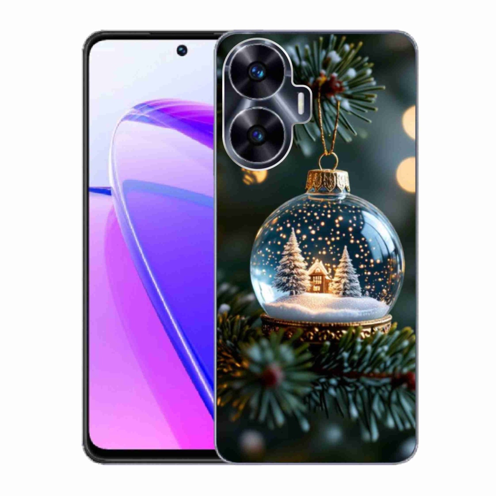 mmCase gél tok a Realme C55-hez – karácsonyi gömb 2