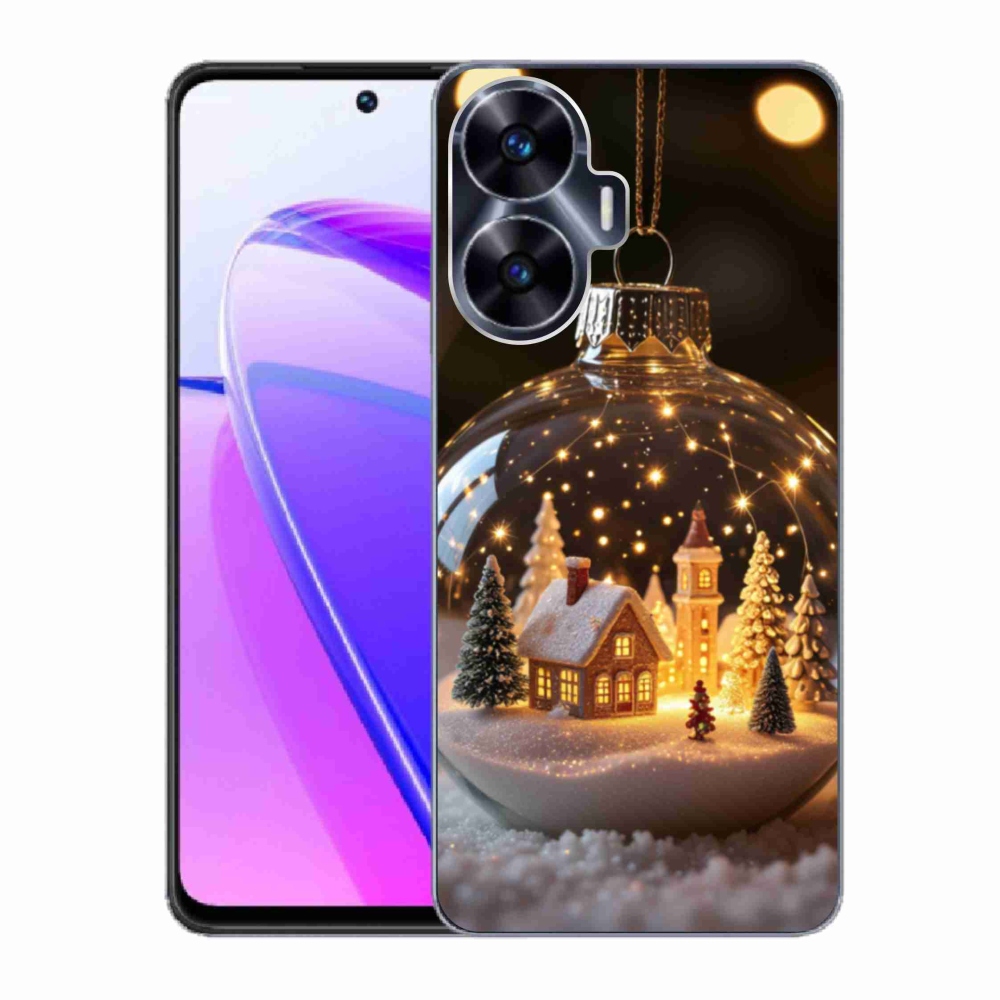 mmCase gél tok a Realme C55-hez – karácsonyi gömb 3