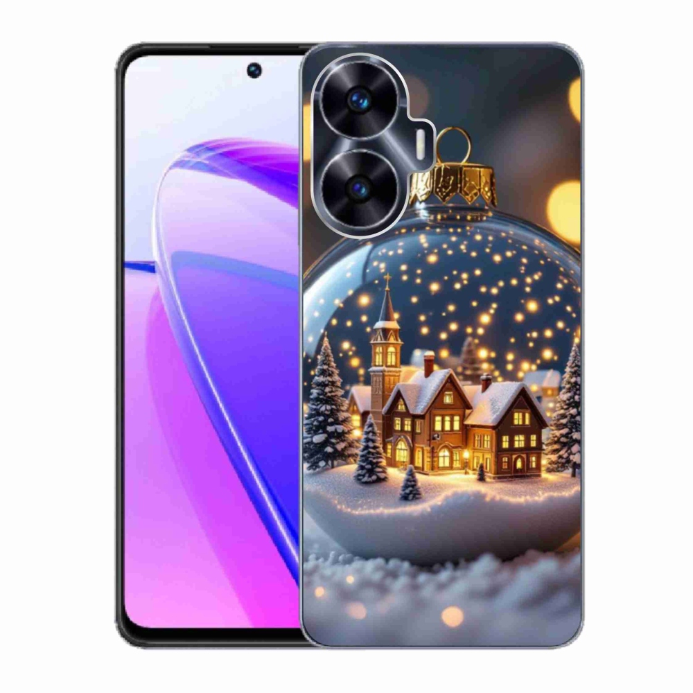 mmCase gél tok a Realme C55-hez – karácsonyi gömb 4