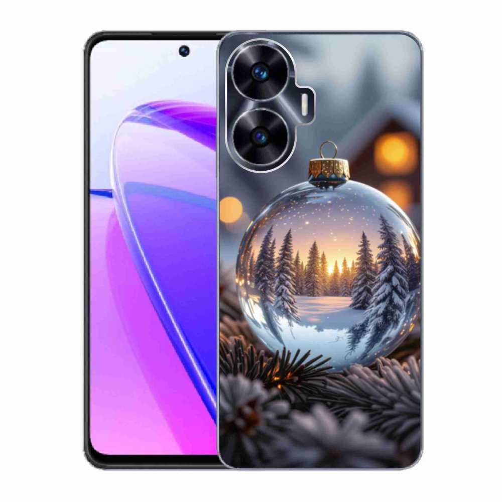 mmCase gélhuzat a Realme C55-hez – karácsonyi dísz