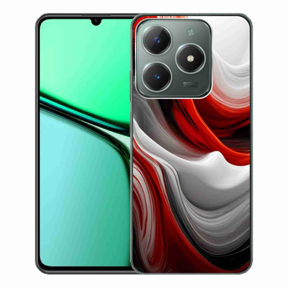 mmCase gélhuzat a Realme C61-hez – absztrakt motívum 47