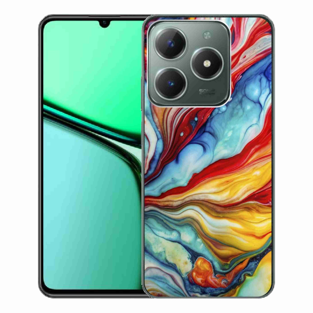 mmCase gélhuzat a Realme C61-hez – absztrakt motívum 58