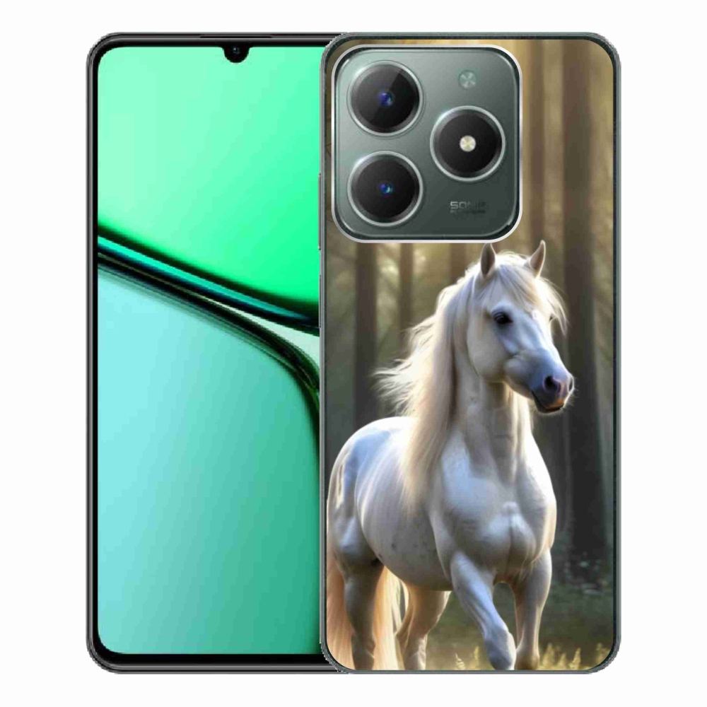 mmCase géltok a Realme C61-hez – fehér ló 3