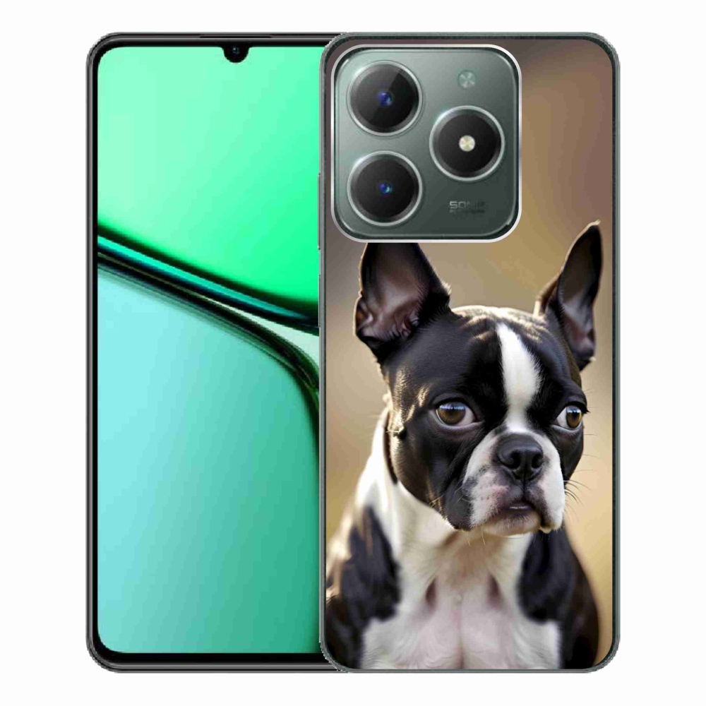 mmCase gél tok a Realme C61-hez – bostoni terrier