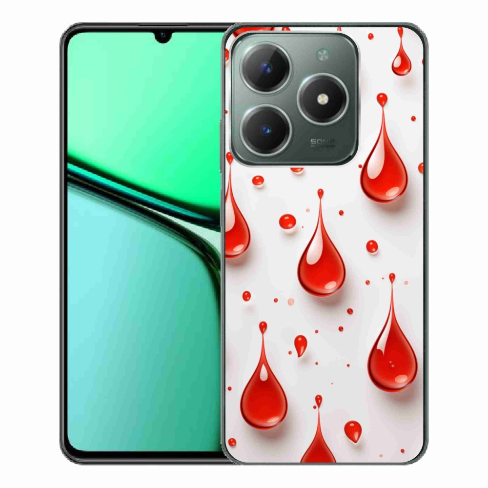 mmCase géltok a Realme C61-hez – piros cseppek