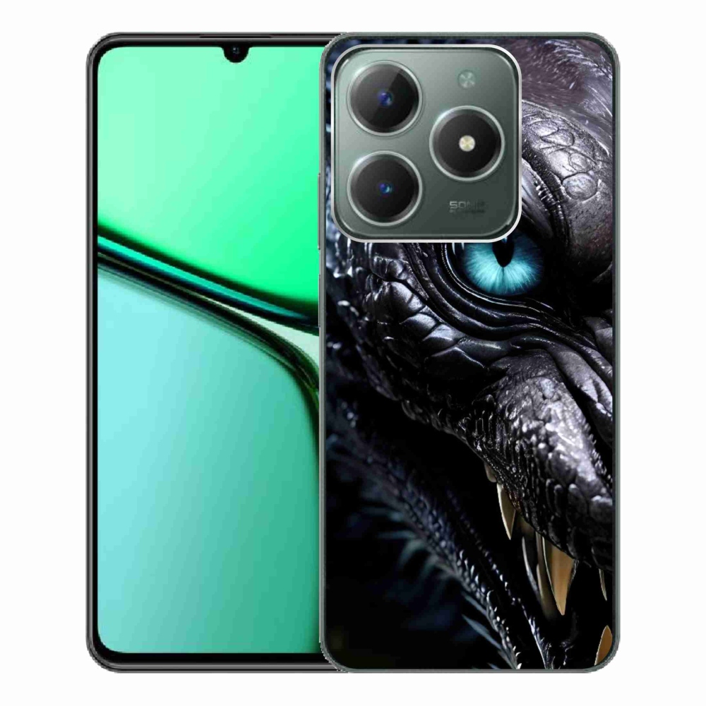 mmCase gélhuzat a Realme C61-hez – sárkányos mintázat