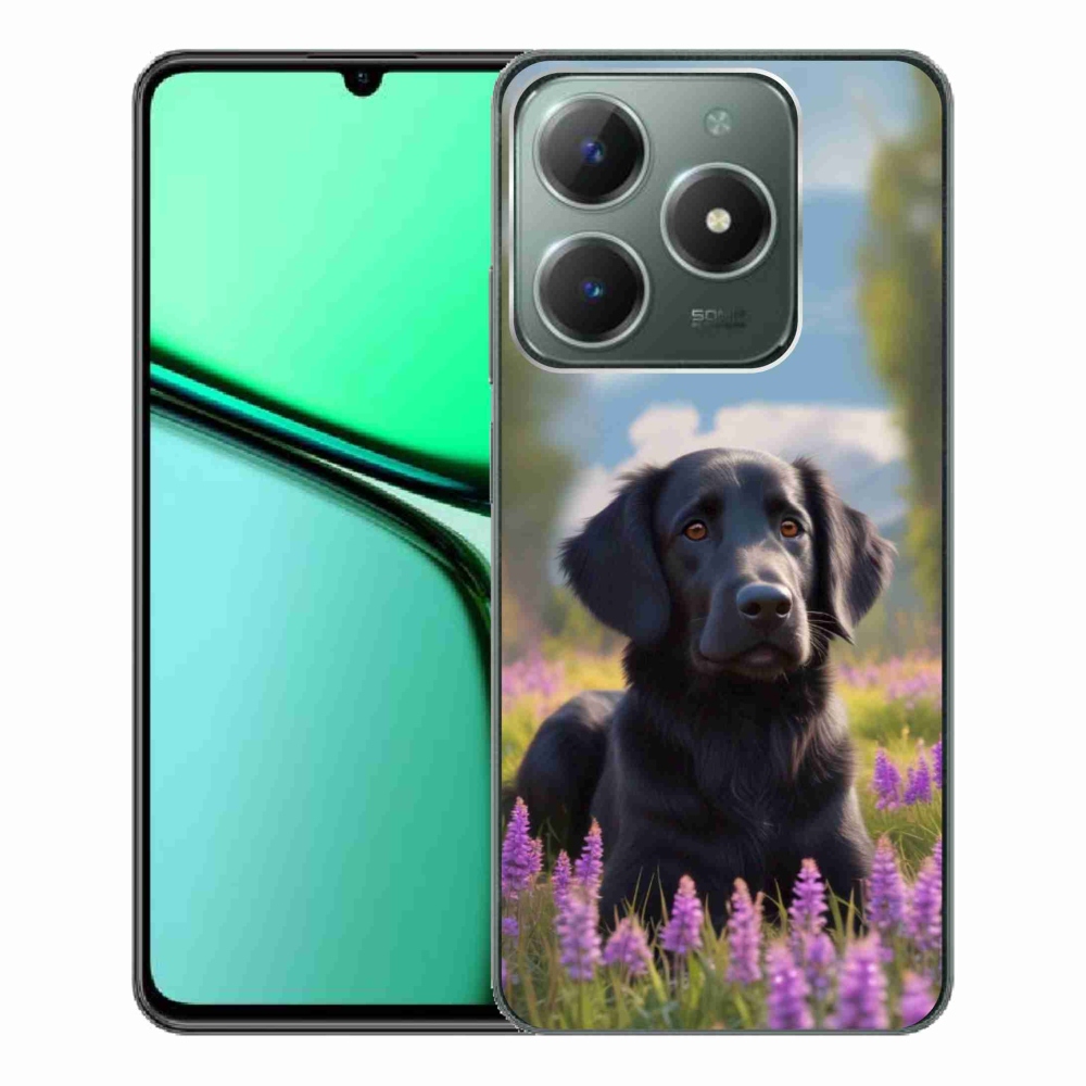 mmCase géltok a Realme C61-hez – elegáns fekete retriever