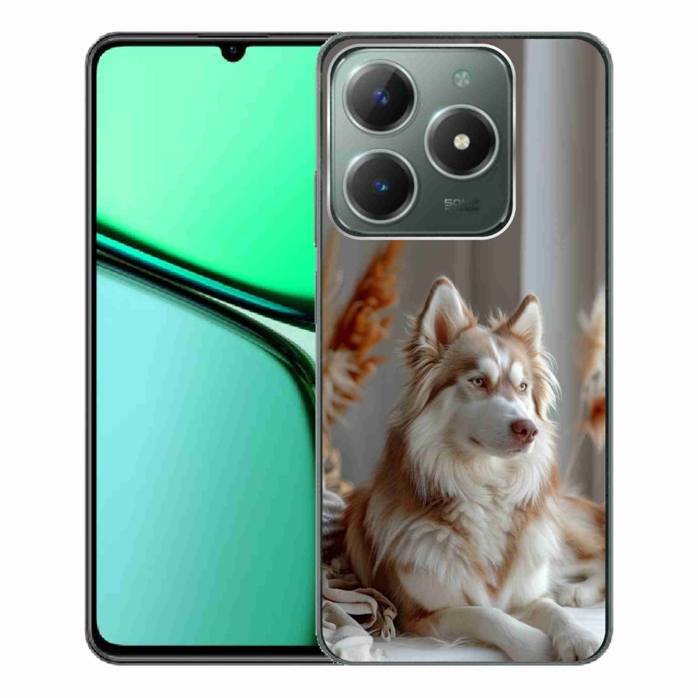 mmCase géltok a Realme C61-hez – nyugodt szibériai husky
