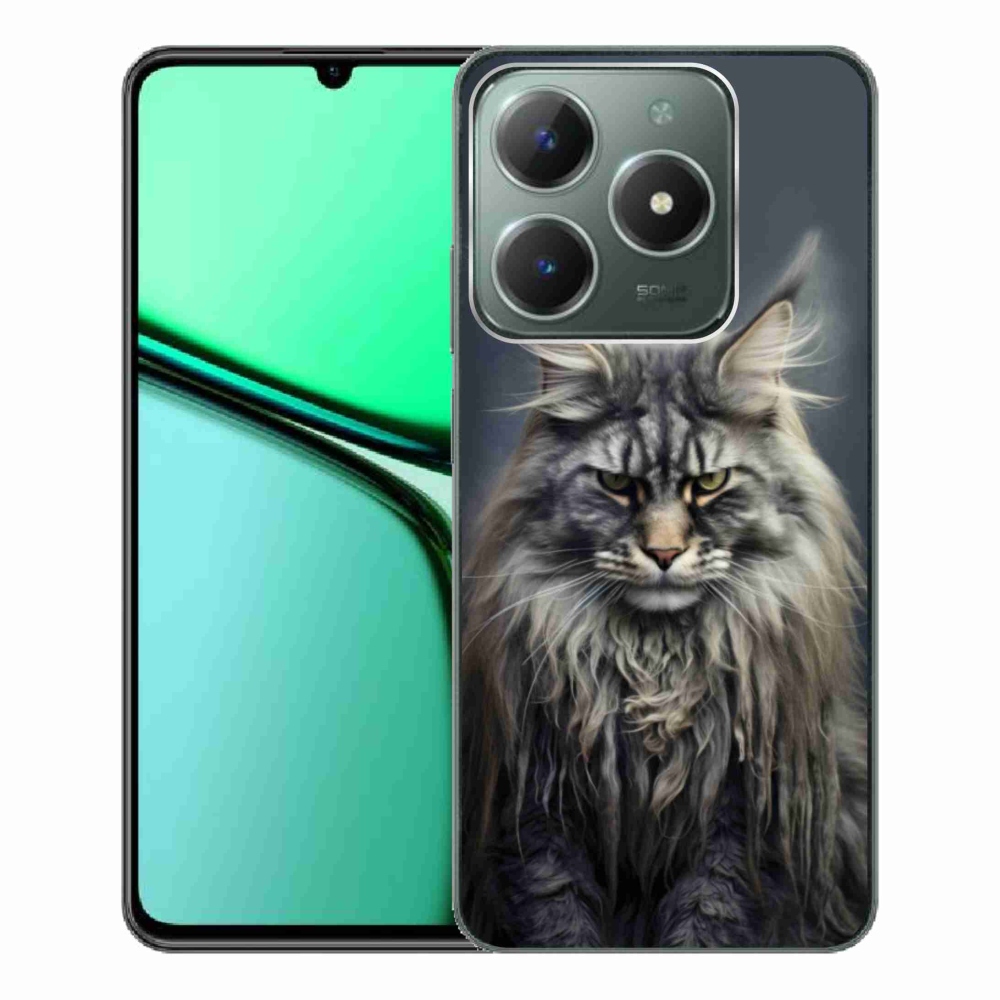mmCase géltok a Realme C61-hez – macskás mintázat 4