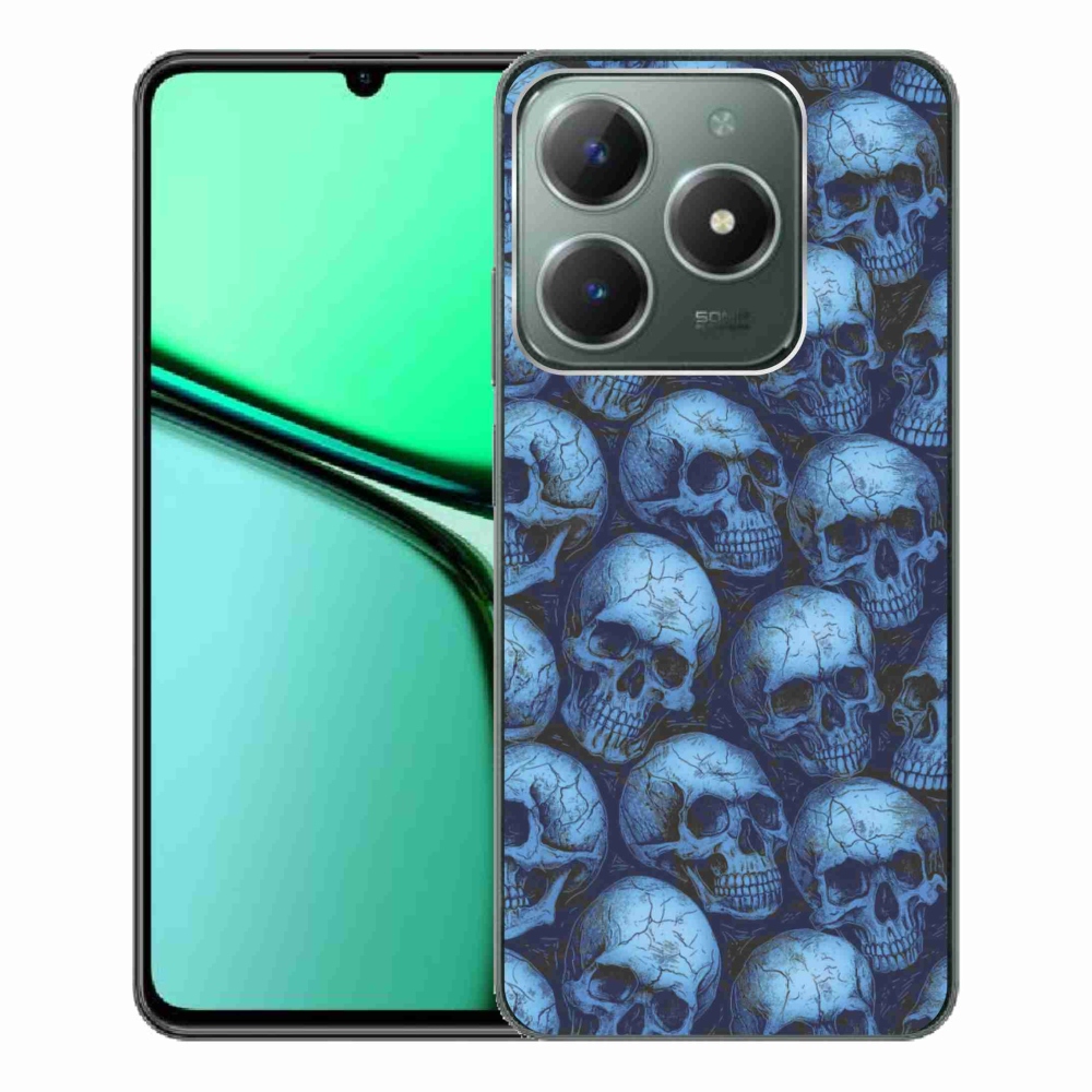 mmCase gélhuzat a Realme C61-hez – koponyák