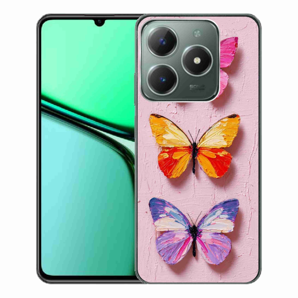 mmCase gélhuzat a Realme C61-hez – pillangós hármas