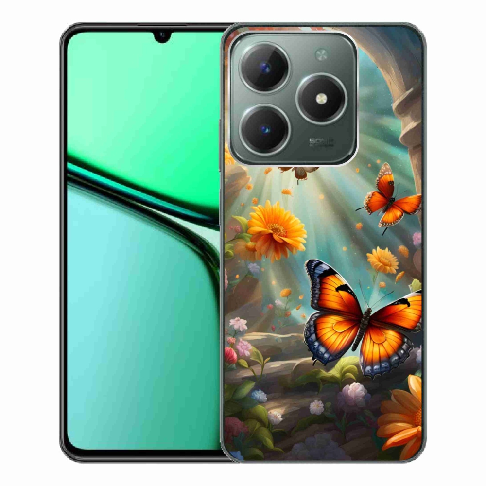 mmCase gélhuzat a Realme C61-hez – Pillangókert 2