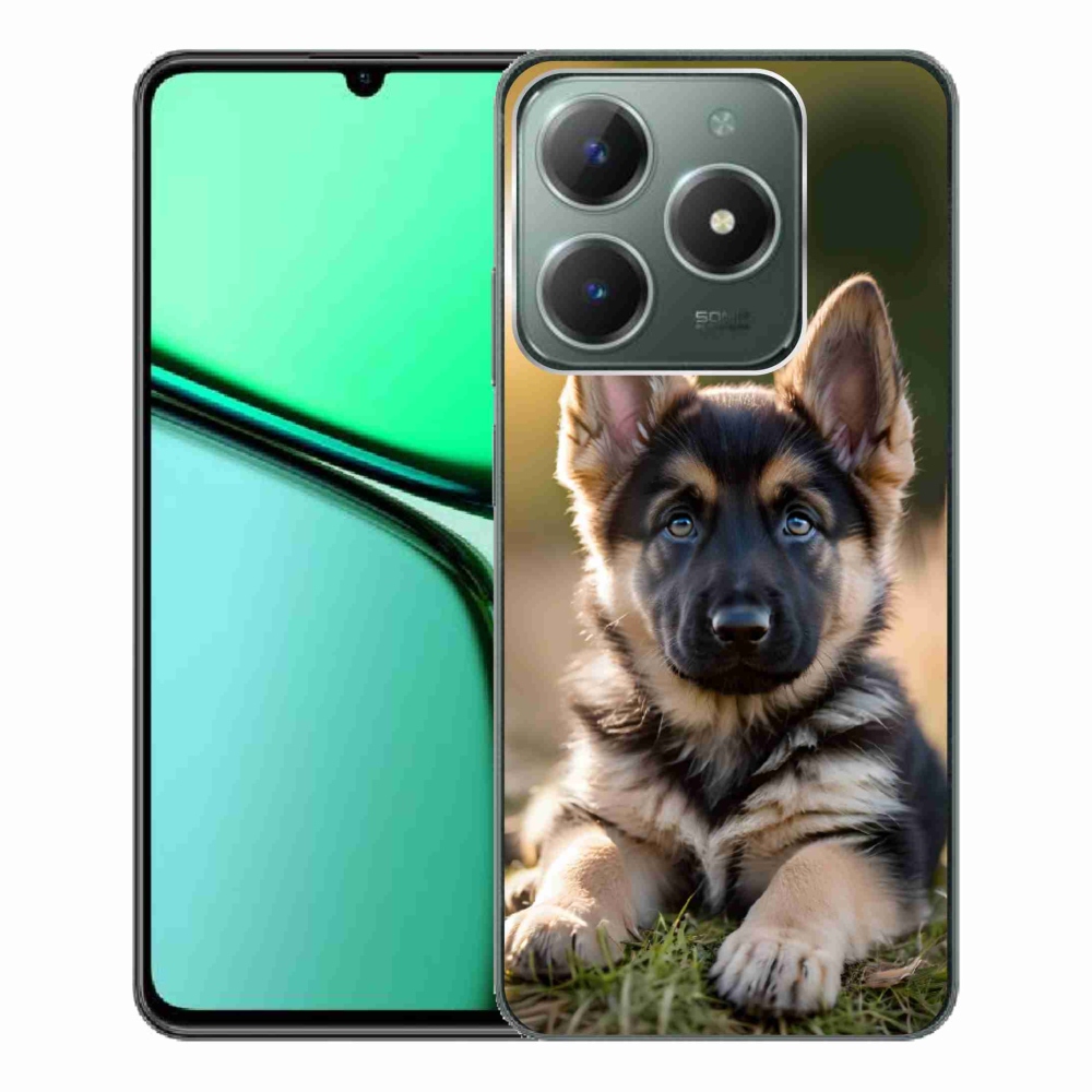 mmCase géltok a Realme C61-hez – német juhászkutya a természetben