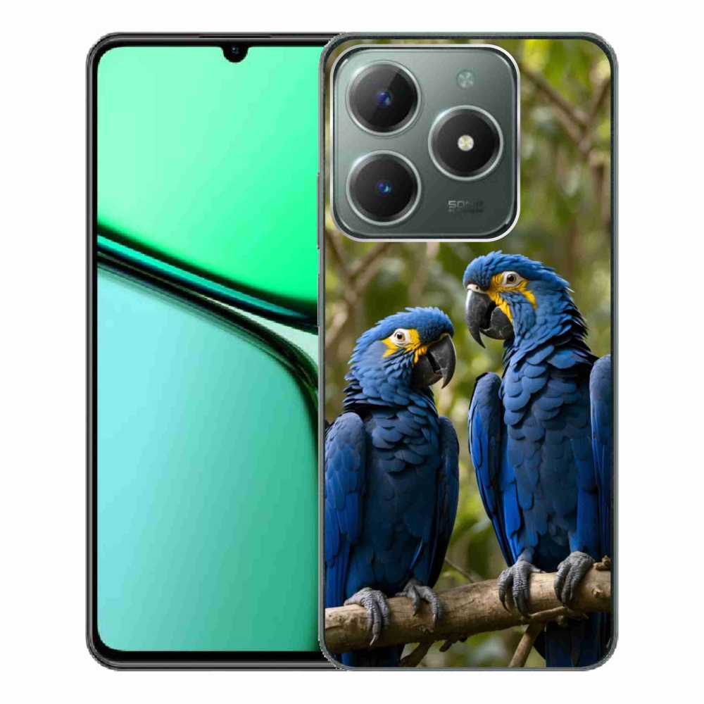 mmCase gélhuzat a Realme C61-hez – papagáj-duó