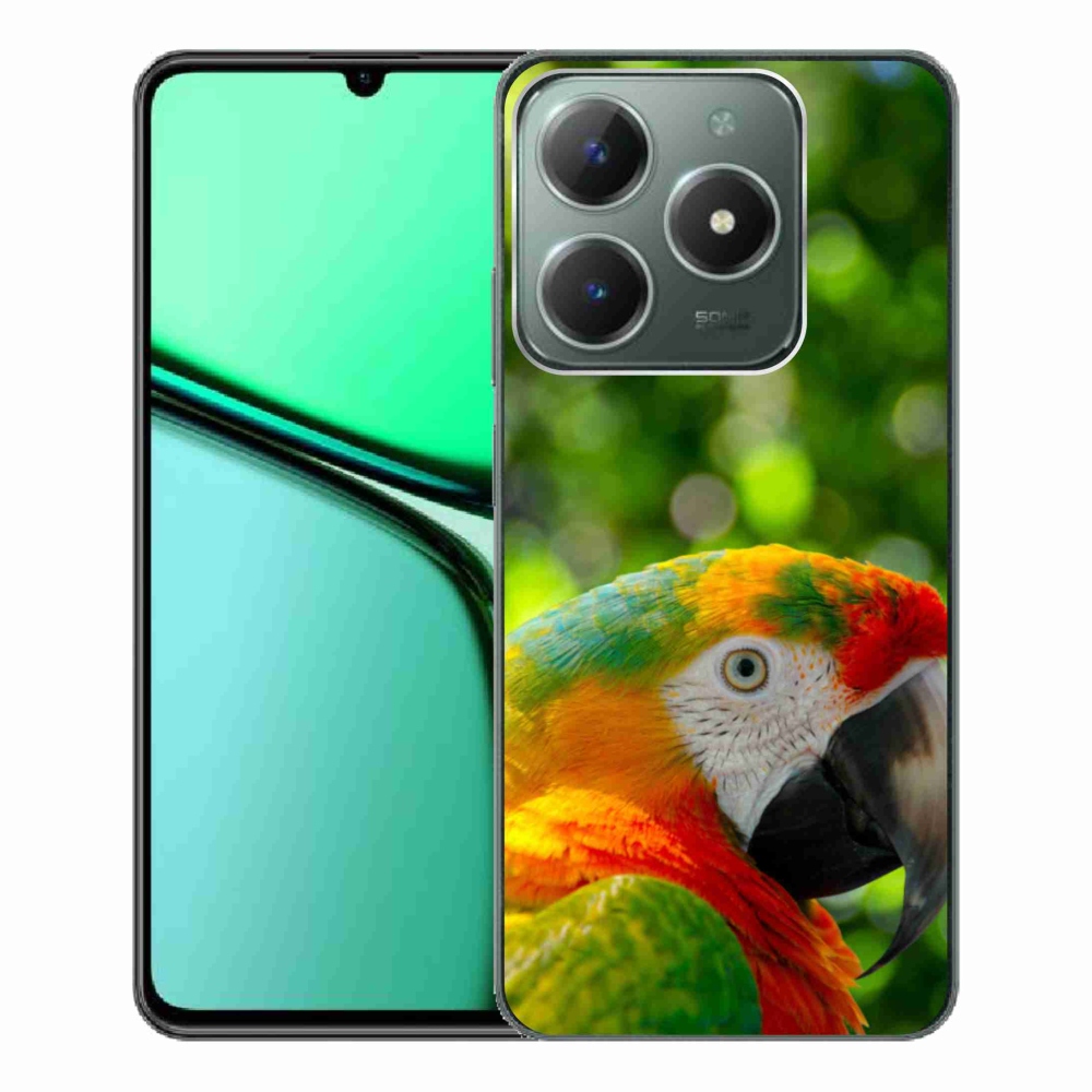 mmCase géltok a Realme C61-hez – ara papagáj 3