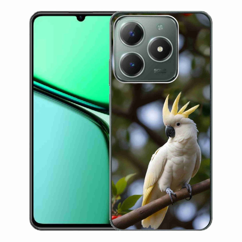 mmCase gélhuzat a Realme C61-hez – kakadu papagáj 3