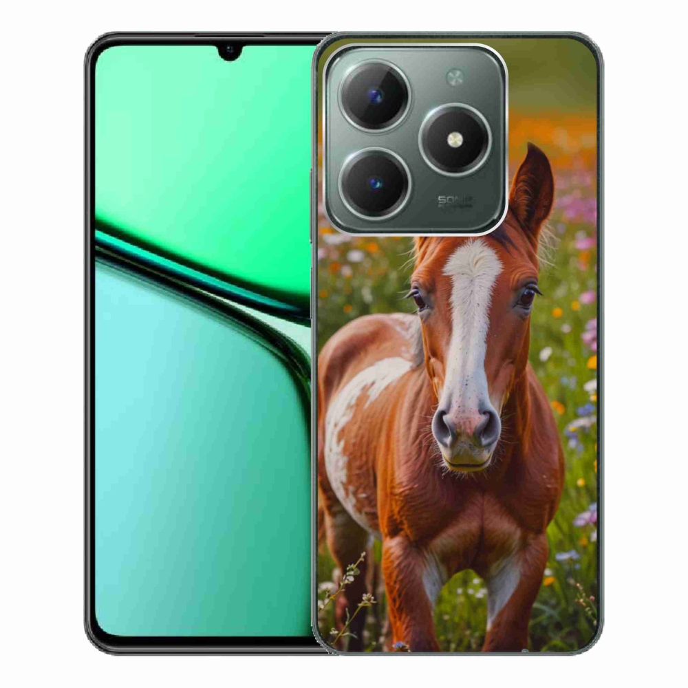 mmCase gél tok a Realme C61-hez – aranyos csikó