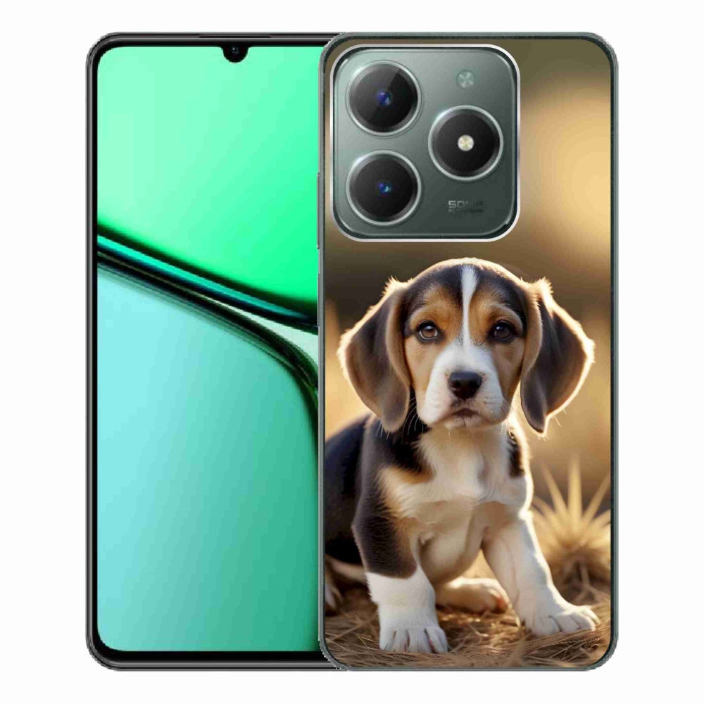 mmCase gél tok a Realme C61-hez – aranyos beagle