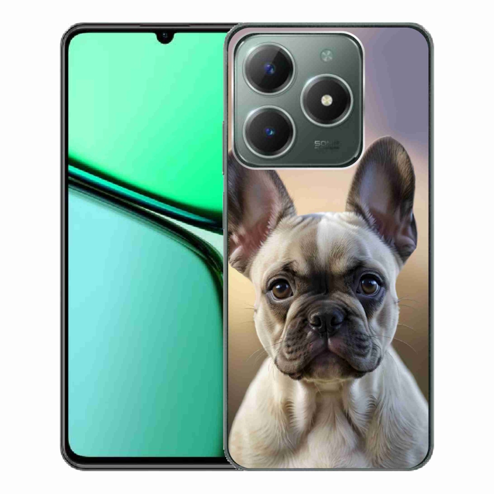 mmCase gél tok a Realme C61-hez – aranyos francia buldog