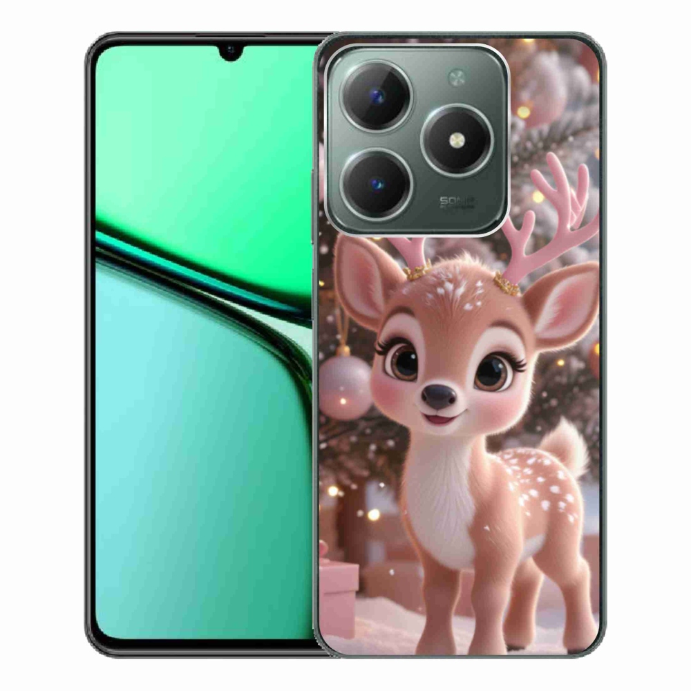 mmCase géltok a Realme C61-hez – aranyos rénszarvas